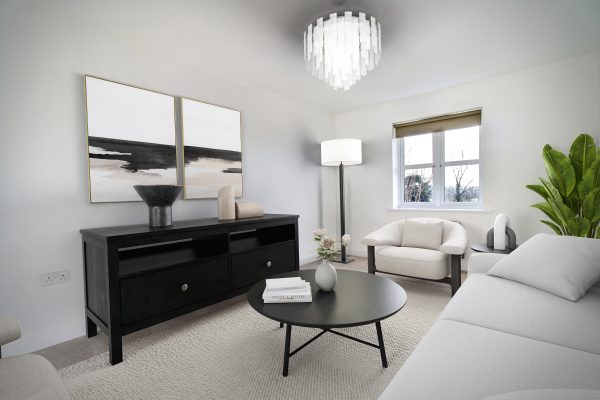 Shaka Studio Arkhall Farm Arkall Farm 3 Bed Living Room CGI