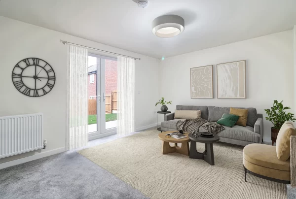 Park View Gedling images 3 Bed Living room CGI