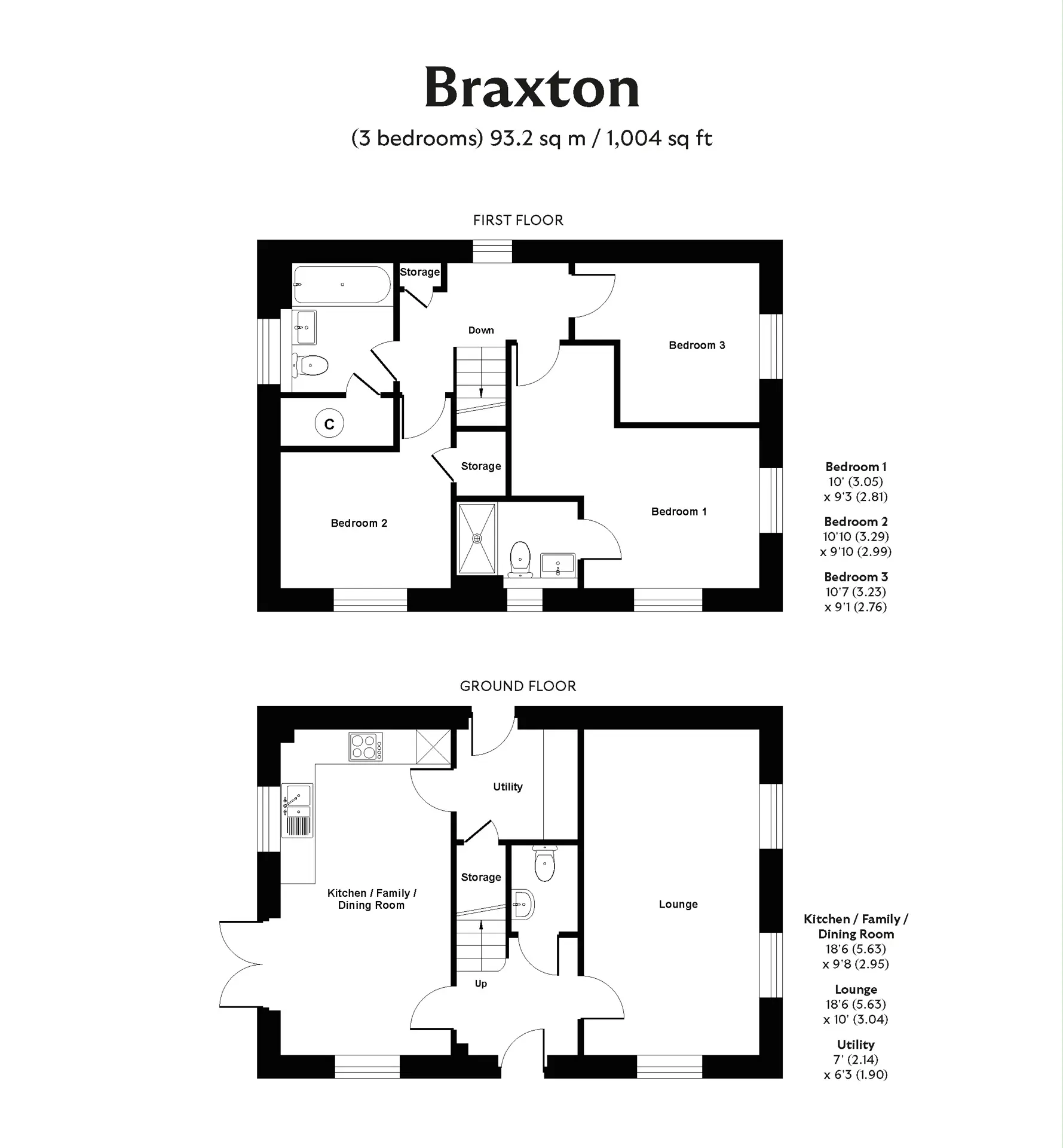 Houghton Conquest Floorplan Braxton