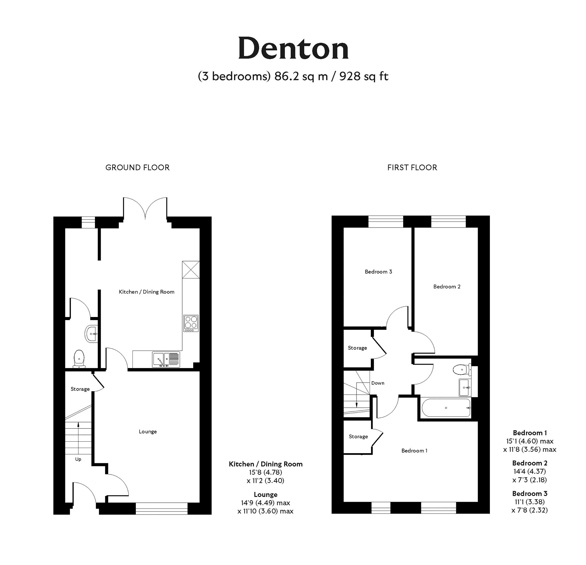 Houghton Conquest Floorplan Denton