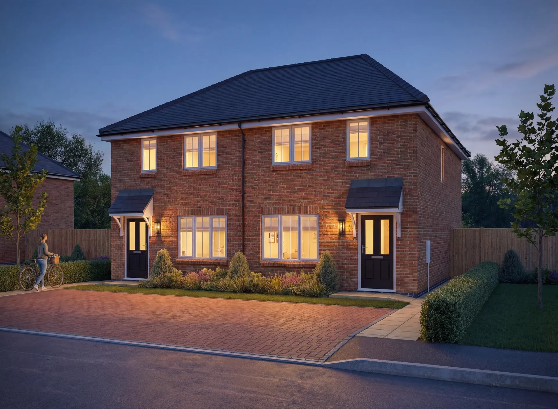 Houghton Conquest Pembroke Road Denton Dusk