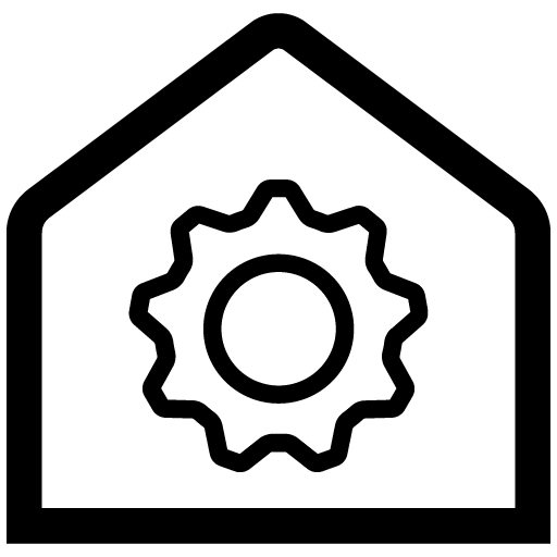 icon house cog